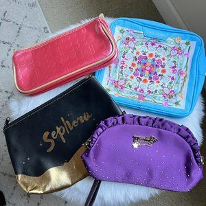 *Host Pick* NWOT! Bundle of 4 cosmetics bags / cases